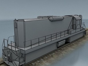 train car collection 2 Modelo 3D