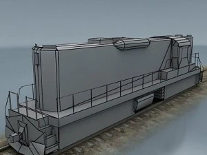 train car collection 2 3D Model