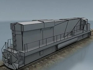 train car collection 2 3D Model