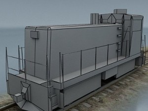 train car collection 2 Modelo 3D