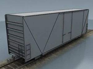 train car collection 2 3D Model