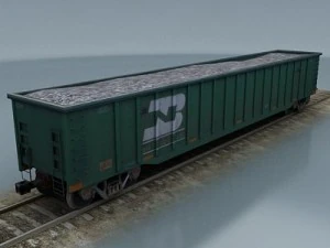 train car collection 2 3D Model