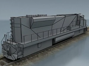 train car collection 2 3D Model