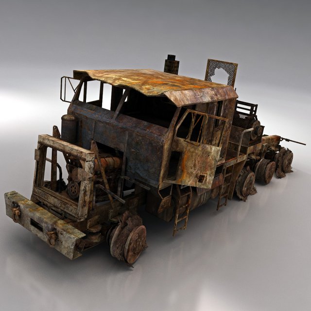 3d models army wreck hets 3D Модель .c4d .max .obj .3ds .fbx .stl .blend 