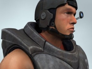 3d models mercenary 3D Модель