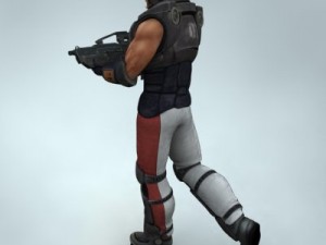 3d models mercenary 3D Модель