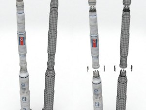 3d models taepodong 2 3D 模型