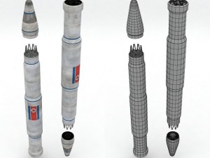 3d models taepodong 2 3D 模型