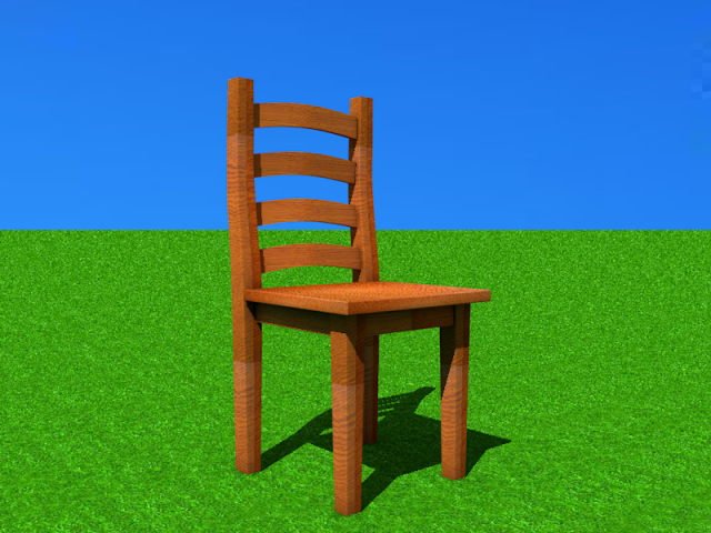 wooden chair Modelo 3D .c4d .max .obj .3ds .fbx .stl .blend 