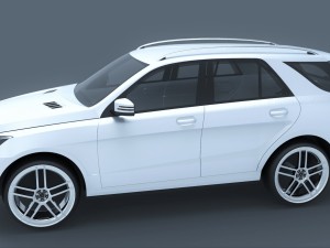 mercedes benz ml 63 amg 2012 3D-Modell