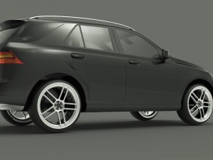 mercedes benz ml 63 amg 2012 3D-Modell