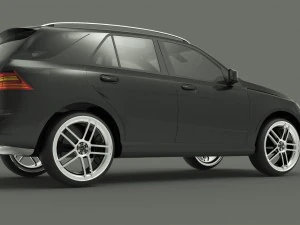 mercedes benz ml 63 amg 2012 3D Model