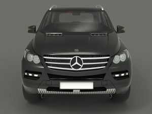 mercedes benz ml 63 amg 2012 3D-Modell
