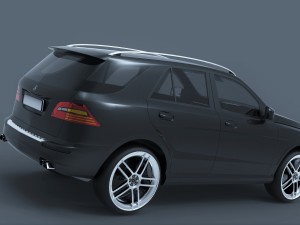 mercedes benz ml 63 amg 2012 3D-Modell