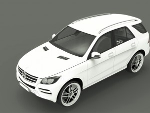 mercedes benz ml 63 amg 2012 3D-Modell