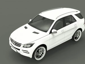mercedes benz ml 63 amg 2012 3D Model