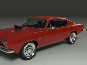 普利茅斯梭鱼 3D 模型