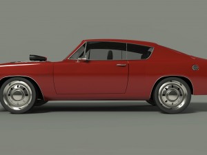 plymouth barracuda 3D मॉडल