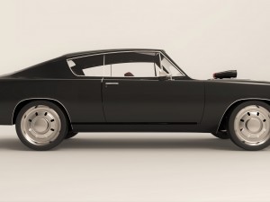 plymouth barracuda 3D मॉडल