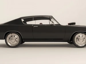 plymouth barracuda 3D Model