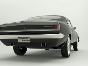 plymouth barracuda 3D मॉडल