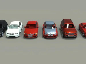 collezione bmw 1 Modello 3D
