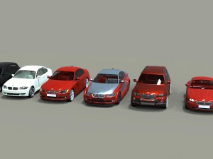 bmw collection 1 Model 3D