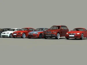 bmw collection 1 3D Model