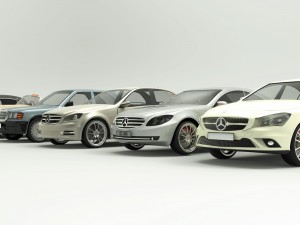 mercedes collection 3Dモデル