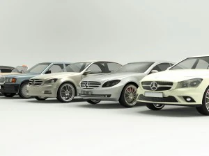 मर्सिडीज संग्रह 3D मॉडल