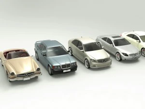 mercedes collection 3D Model