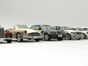 mercedes collection 3D Модель