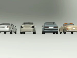 mercedes collection 3D Model