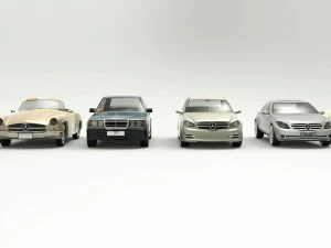mercedes collection 3D Model