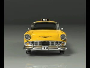 chervolet bel air taxi 3D Model