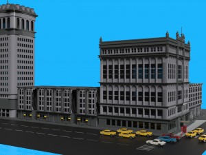 chervolet bel air taxi 3D Model
