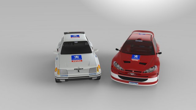 peugeot evolution 3D-Modell .c4d .max .obj .3ds .fbx .stl .blend 