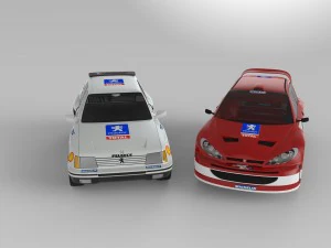 evoluci&oacute;n peugeot Modelo 3D