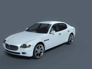 maserati quattroporte 2008 3D Model