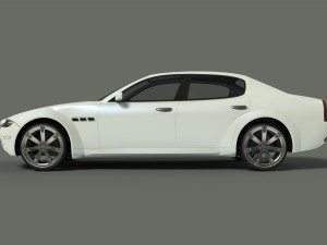 maserati quattroporte 2008 Modèle 3D