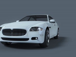 maserati quattroporte 2008 Modèle 3D