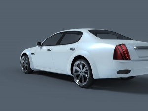 maserati quattroporte 2008 Modèle 3D