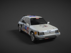 peugeot 205 turbo Modello 3D
