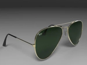 kacamata ray-ban Model 3D