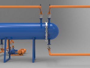 heat exchange Model 3D