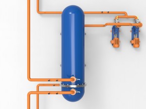 heat exchange Model 3D