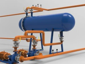 heat exchange 3D Model