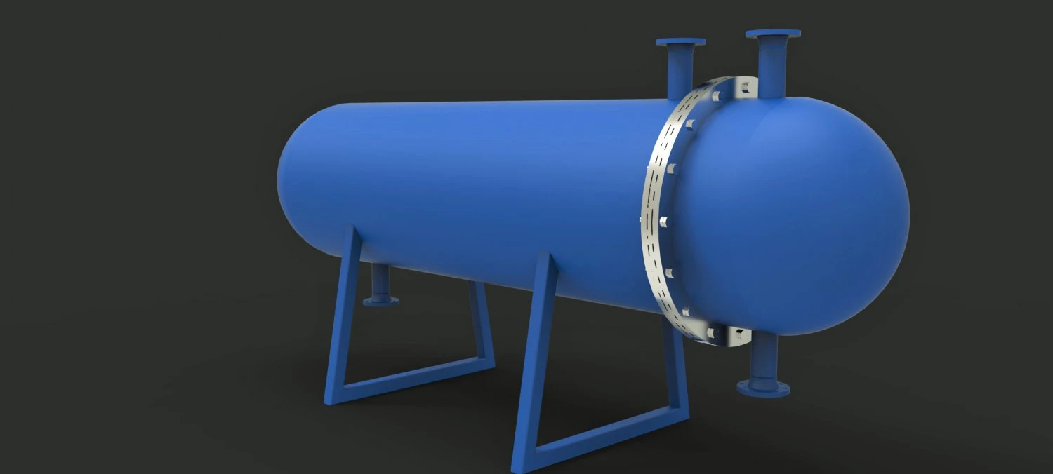 heat exchanger 3D Model .c4d .max .obj .3ds .fbx .stl .blend 