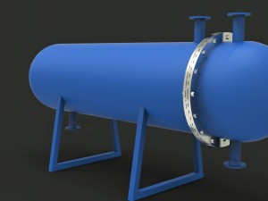 heat exchanger Modelo 3D