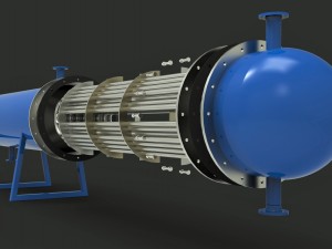 heat exchanger 3D मॉडल
